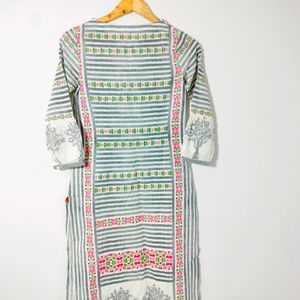 Multicolour Printed Kurta (Women's)