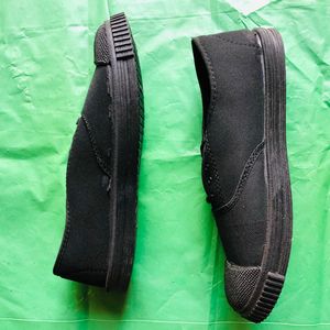 Black Flat Shoes For Men