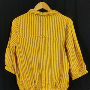 Yellow Striped Top (Women)