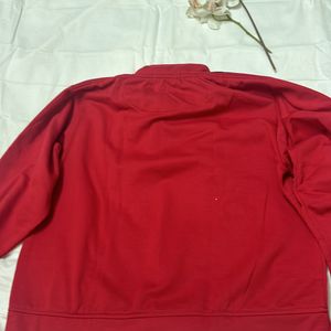 Red Sporty Sweatshirt