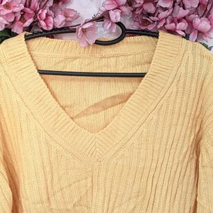 Butter Yellow Sweater Top