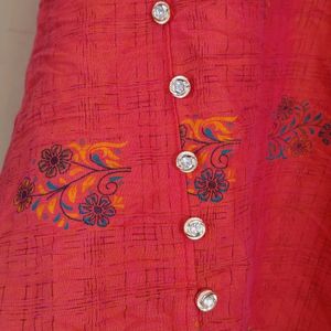 Pretty Peach Kurta