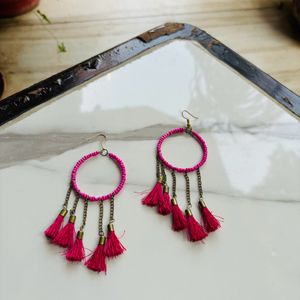 Beach Wear Earrings And Light Weight Jhumka combo