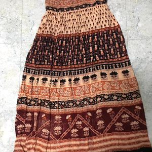 Cotton summer Long Skirt