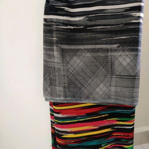 Unused Multicolour Soft Saree