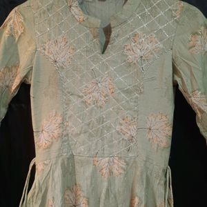 Pista Green Kurta