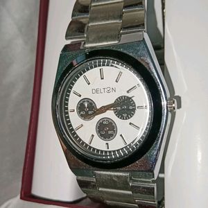 Delton Silver Chain Gents Watch