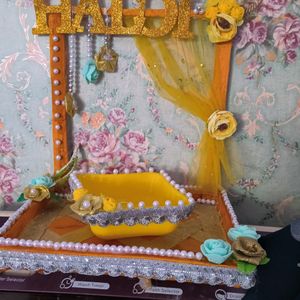 Haldi Platter, Mehndi Platter, Engagement Platter