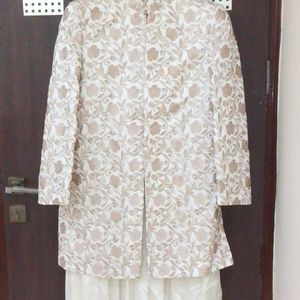 Indo Western With Ghagra And Rinkled Pajami Men