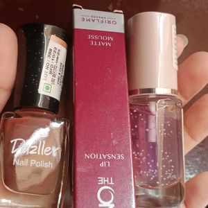 Nail Polish & Serum With Lip Sensation