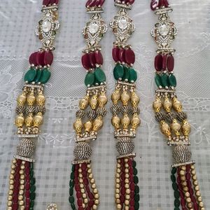 Stone studded beautiful Wedding Varmala/Garland