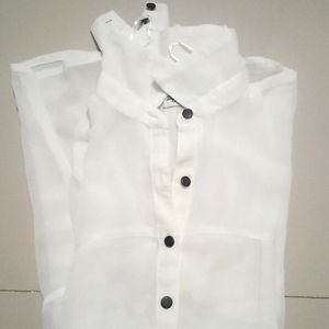 Seer/ Transparent White Shirt