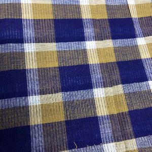 Blue Golden Patterned Dupatta