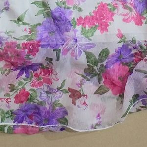 Floral Boxy/Butterfly Top