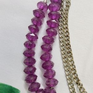 Beautiful Purple Violet Chain (Necklace)