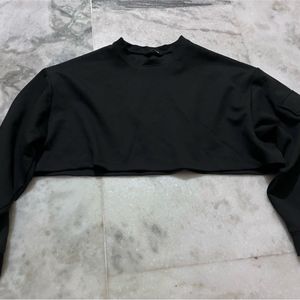 Black Crop Top For Women