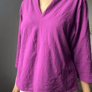 Korean Soft Purple Top