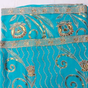 Beautiful Blue Saree 🩵🩵🩵💙💙💙💙💙💙