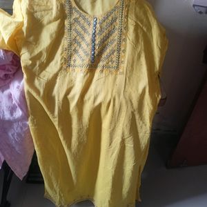 Yellow Haldi Kurta Set