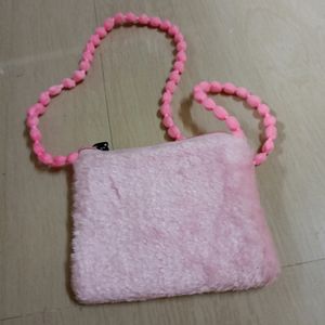 Pink Fur Slingbag