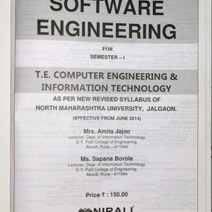 SOFTWARE ENGINEERING Textbook