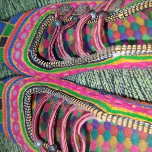 Multicolour Ethenic Flats