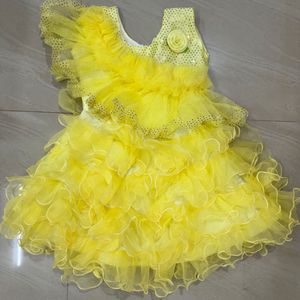 Babygirl Yellow Frock As Freebie