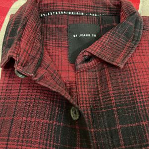 SF JEANS CO Red Checked Shirt