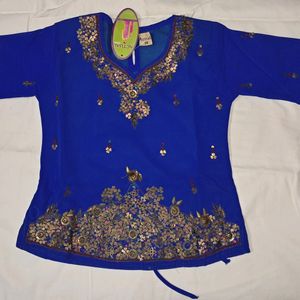 Peacock COLOUR Lehenga Choli(6.5 -8)