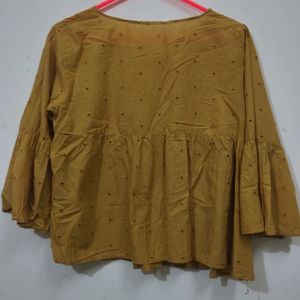 Yellow Cape Top