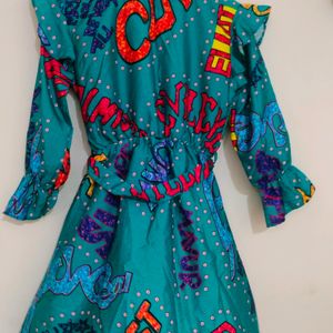 Funky Boho Print Dress