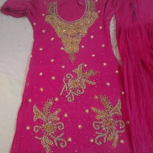 Havy Embrodry Kurti Salwar