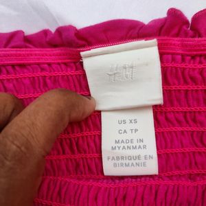 H&M Pink Tube Top