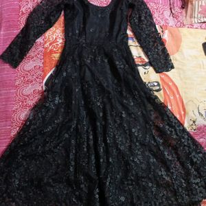 Black Anarkali Kurta