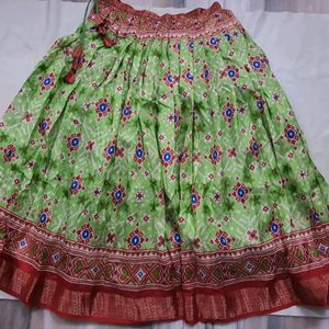 Parrot Green Lehenga Choli