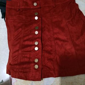 Short Velvet Skirt For Women