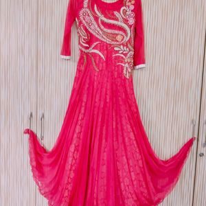 Magenta Engagement Gown Like NEW