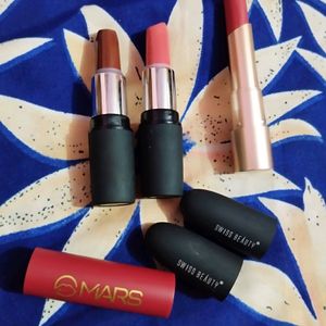 Combo Of 3 Lipstick