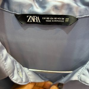 ZARA SATIN SHIRT