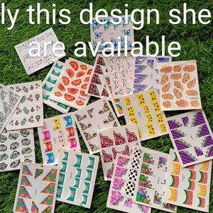 Nail Art Sticker Water Transfer Nail Art Decals Nail Art Item 13 Sheets