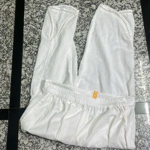 Off White Palazzo Pant With Tag