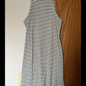 Divided H&M Black/ White Stripe Dress