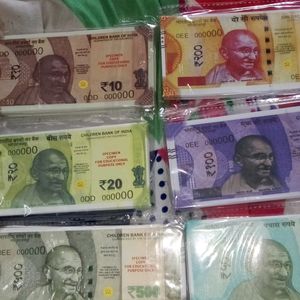 Fake Notes Of All Dememoinations - Total 600 Note