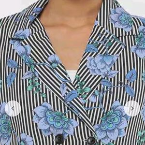 Double -Breasted Floral Jacket from Ajio