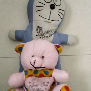 Soft Toy Doremon And Bear