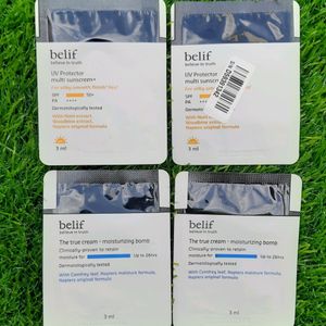 Belif Sunscreen And Moisturizing Bomb