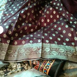 New Maroon Kajiwaram Soft Silk Saree