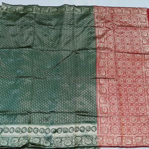 New Banarasi Woven Butti Saree