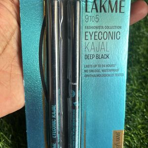 LAKME 9 TO 5 EYECONIC KAJAL