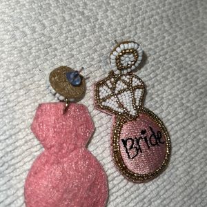 Team bride Earring